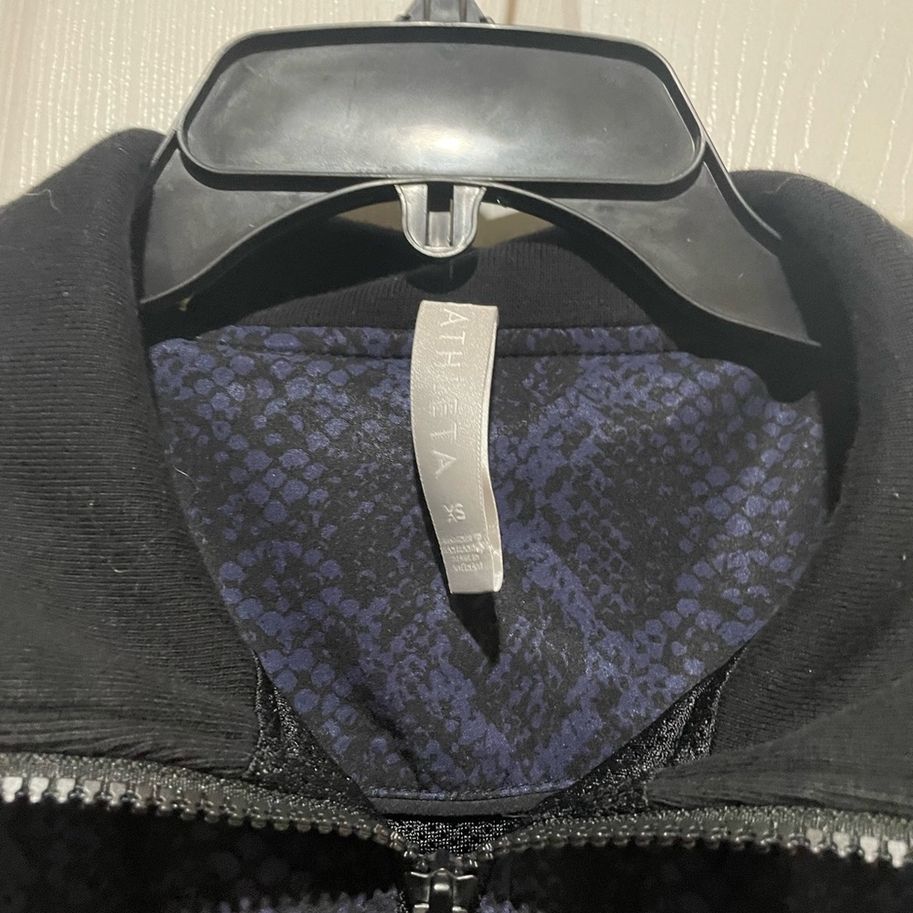 Athleta Brooklyn Bomber Jacket Python Print - image 4